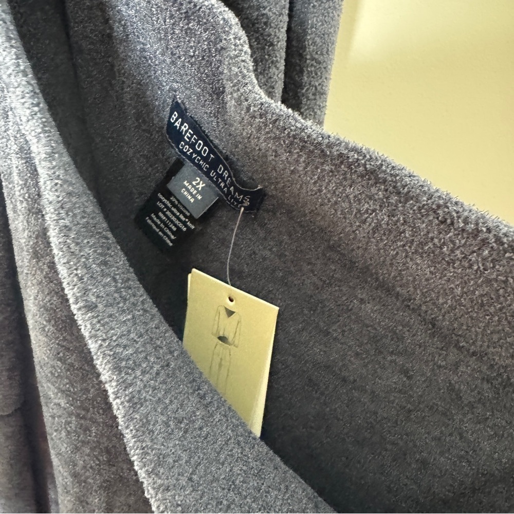 NWT Barefoot Dreams Blue Pantsuit Cozy Knit Set 2X - Picture 4 of 6